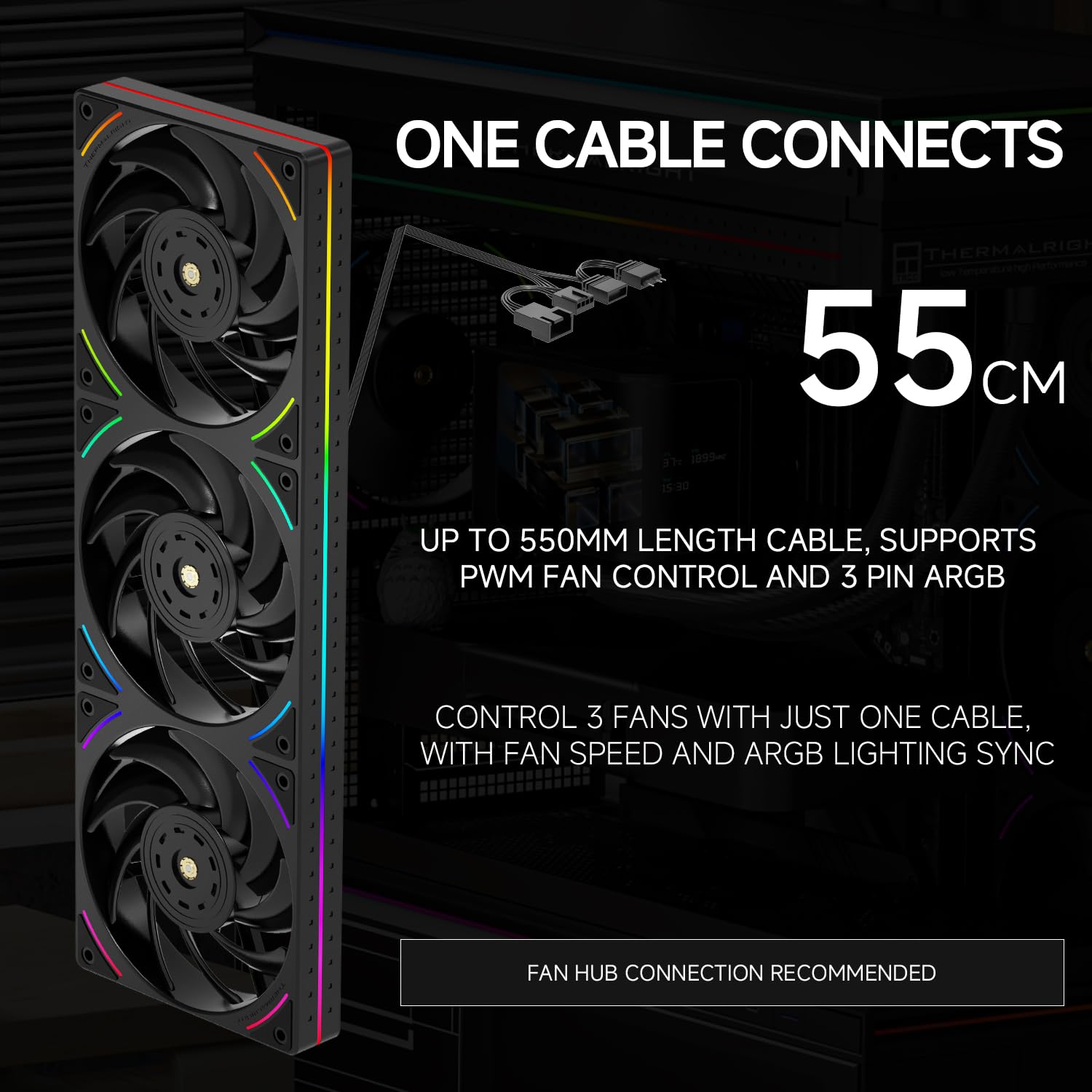 Amazon.co.jp: Thermalright Trofeo Vision 360 ARGB ブラック CPU AIO