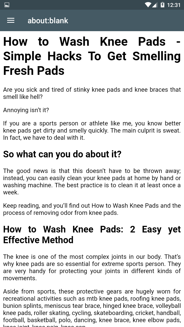 How to Wash Knee Pads Simple Hacks To Get Smelling Fresh PadsAmazon