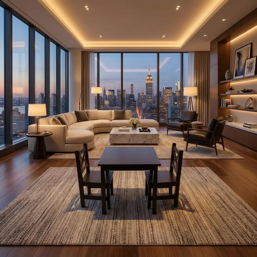 PETIT BATEAU Solid Wood Toddler Kids Table and 2 Chairs Set,Modern Wooden Furniture with Irish Designer for 2-8 Years,DarkWalnut