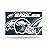 Rico Industries NFL Philadelphia Eagles Helmet 3-Foot by 5-Foot Single Sided Banner Flag with Grommets