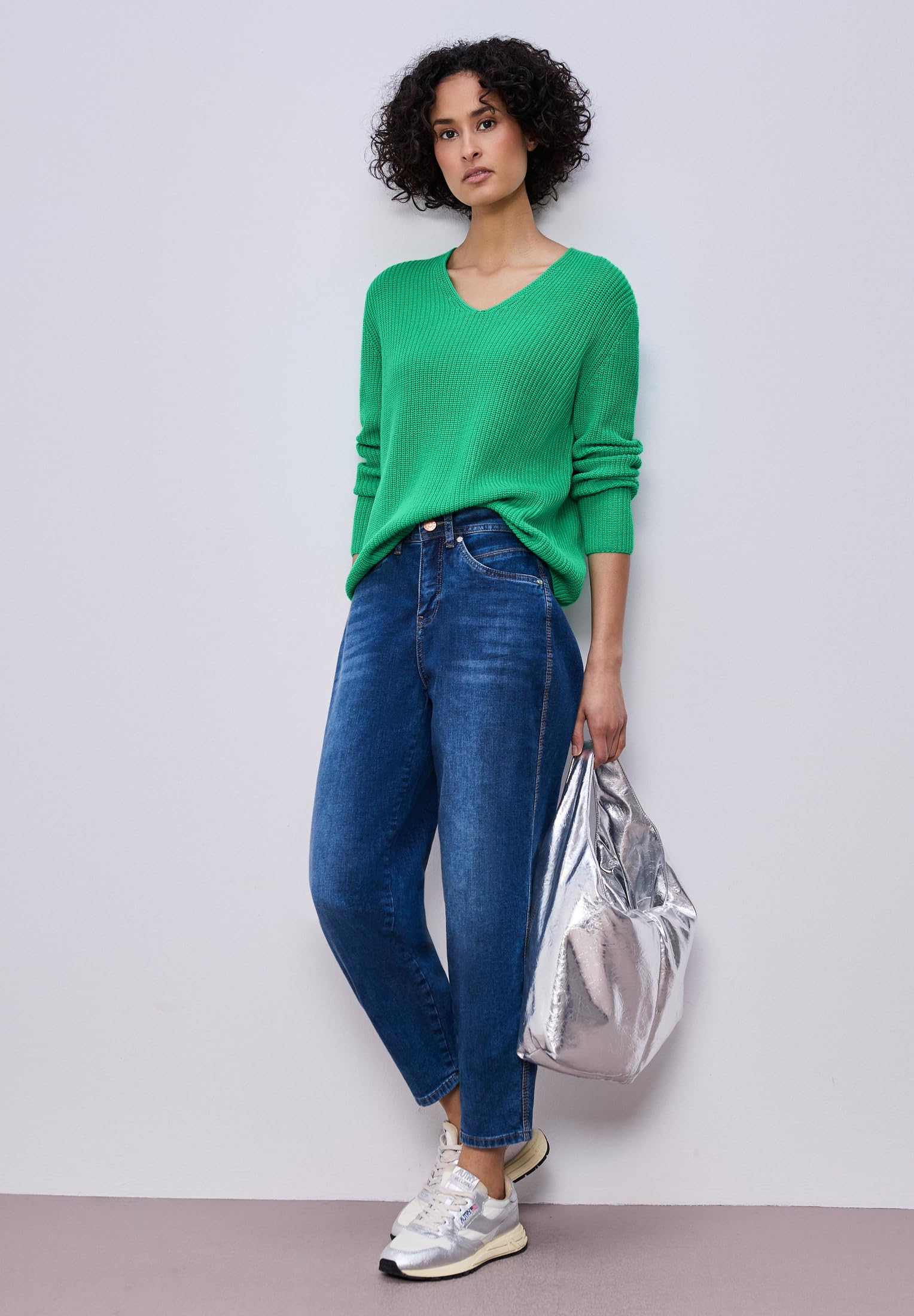 Street One Damen Pullover in Unifarbe