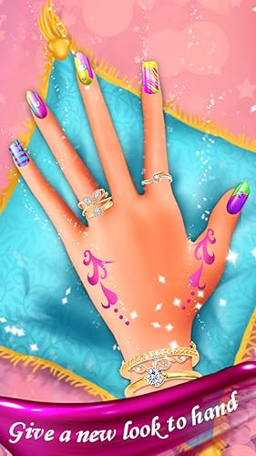 Salão de Unhas e Maquilhagem de Princesa - Spa e Jogo de Reforma para Meninas