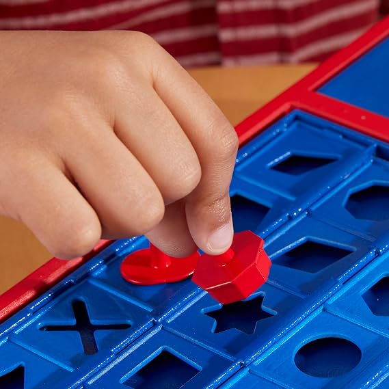 Hasbro Gaming Perfection Pop Up Game for Kids Ages 5 and Up, Customize The Tray for Over 250 Combinations, Kids Games for 1+ Players