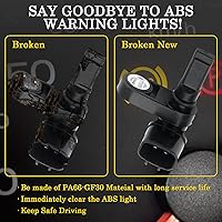 Vista 6 de Ensun 15158254 Sensor de velocidad de rueda delantera ABS izquierda o derecha compatible con 2004-2007 Rainier, 2002-2009 TrailblazerEnvoy