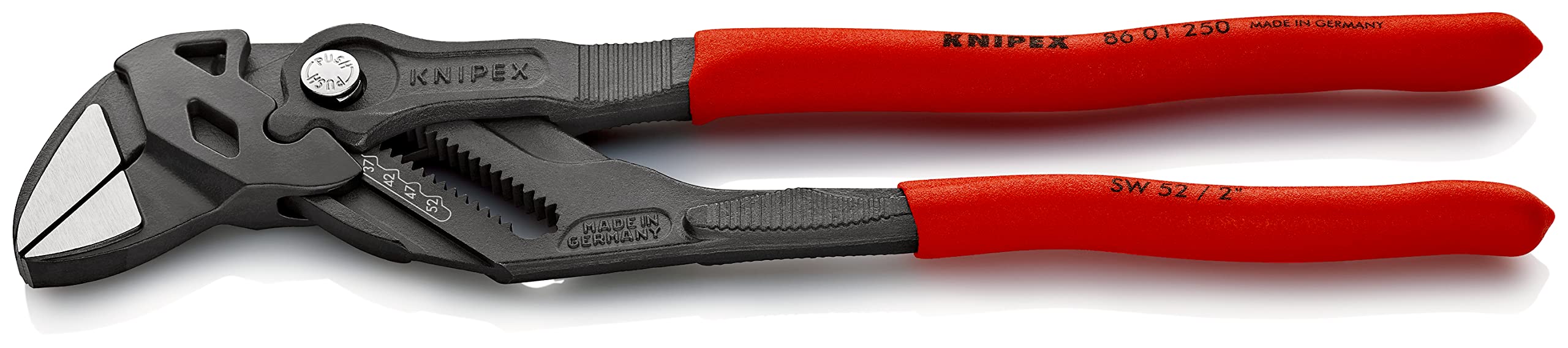 Knipex - Pliers Wrench PVC Grip 250mm - 52mm Capacity