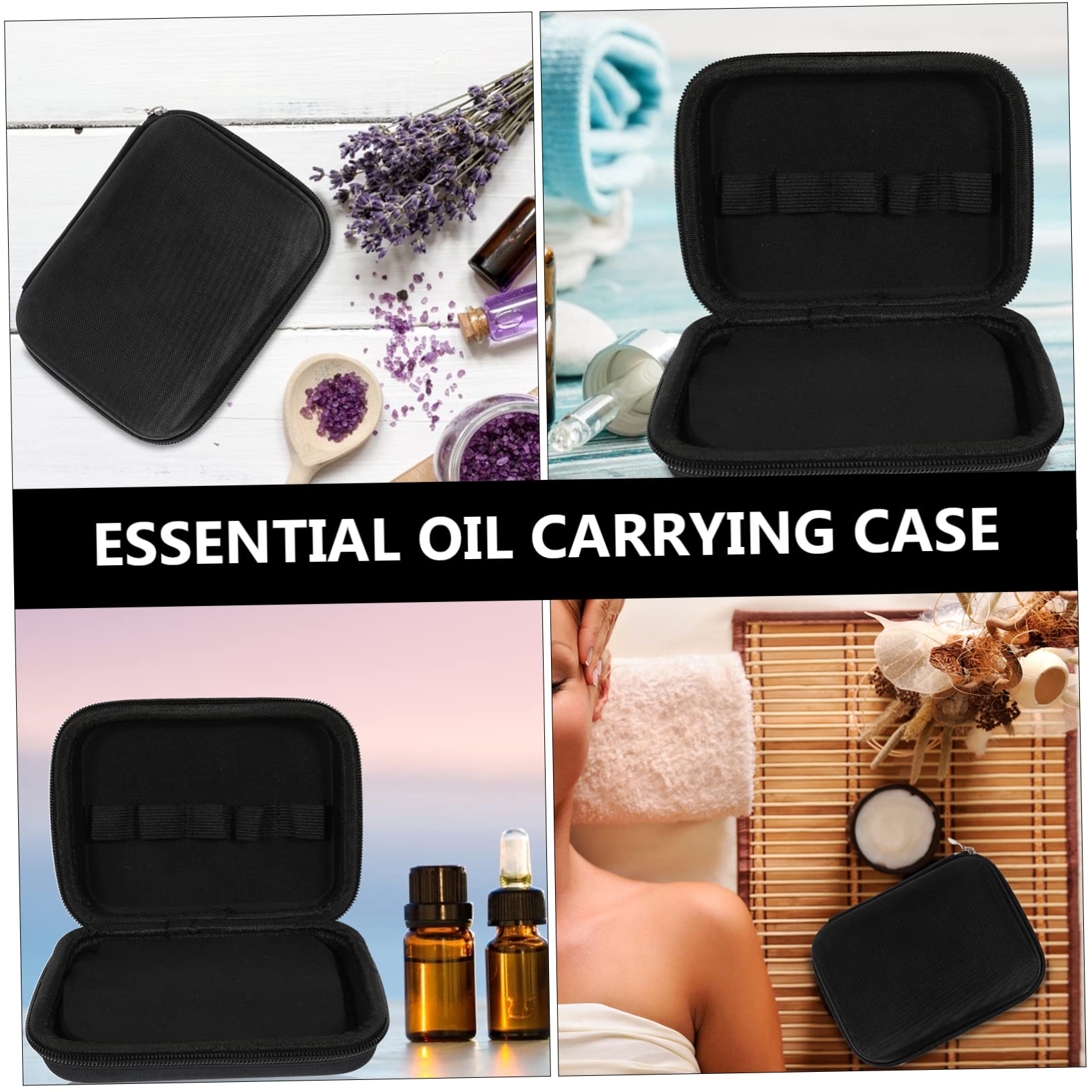 Healeved 3st Aufbewahrungsbox Für Ätherische Öle Beutelbehälter Für Ätherische Öle Reisetasche Für Ätherische Öle Roller Flaschenkasten Reise-Aufbewahrungstasche Rollflasche Eva