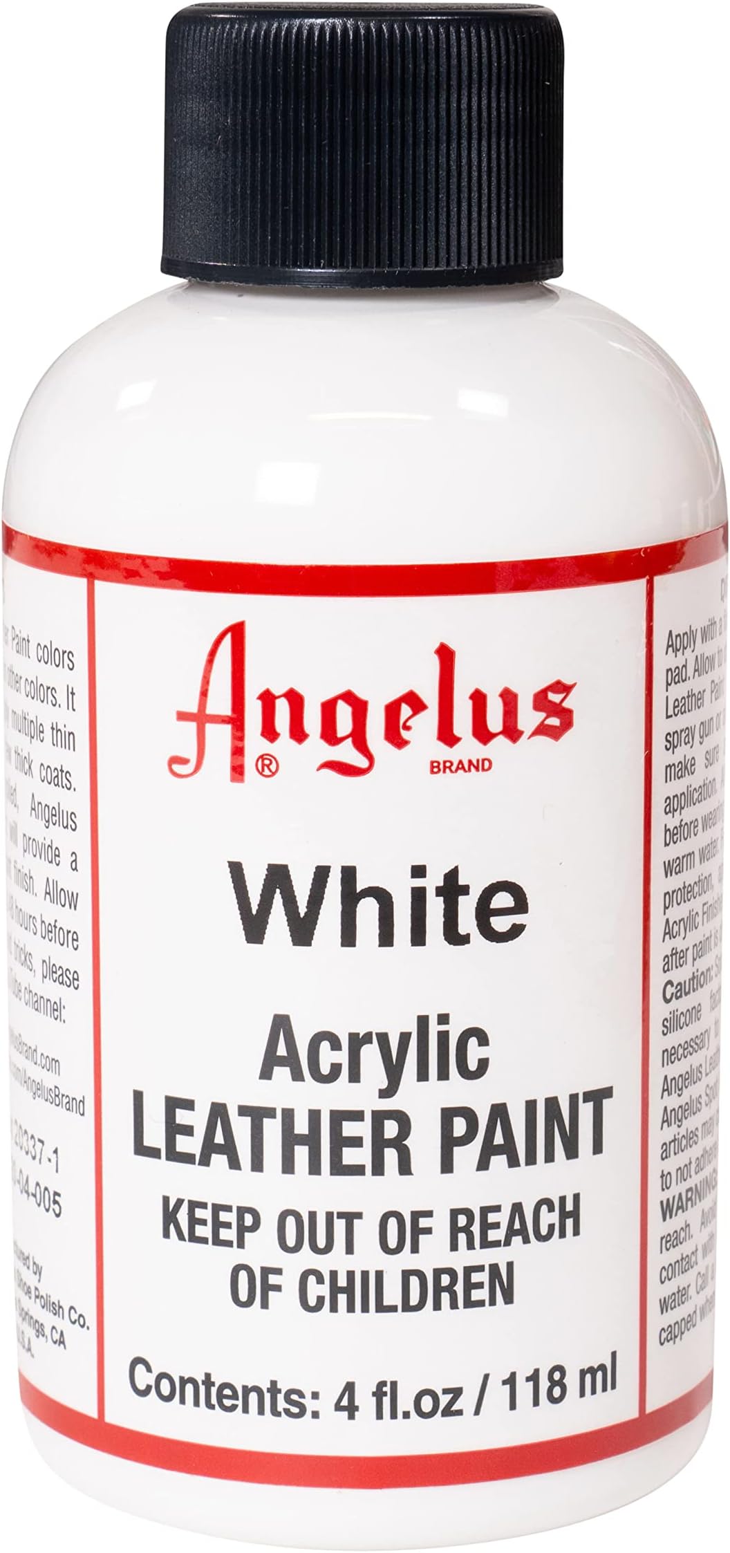Angelus Leather Paint 4 Oz White