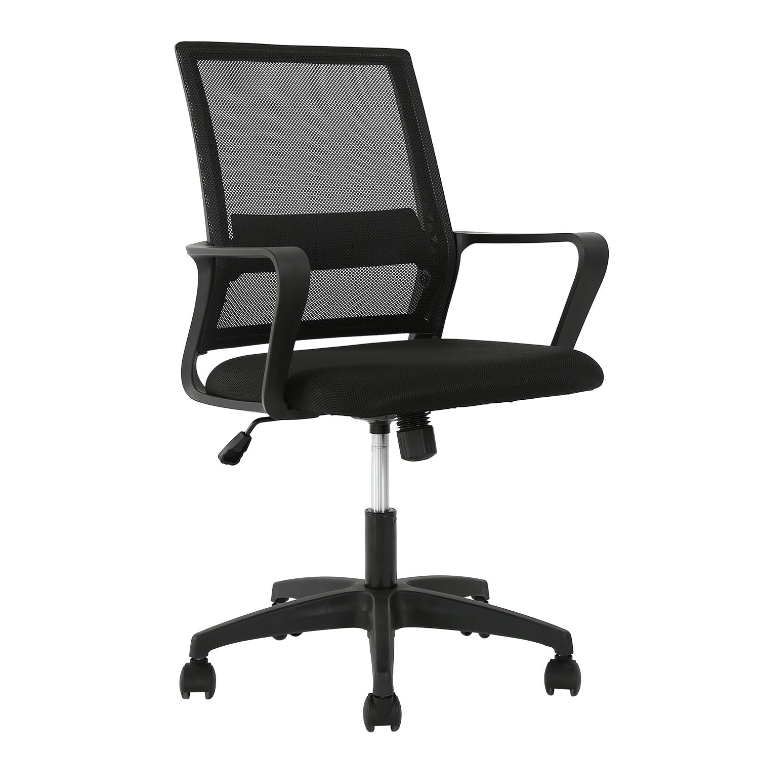 Office Chair Computer Chair Ergonomic Mesh Chair Mid-Back Home Office Desk Chiar,Black