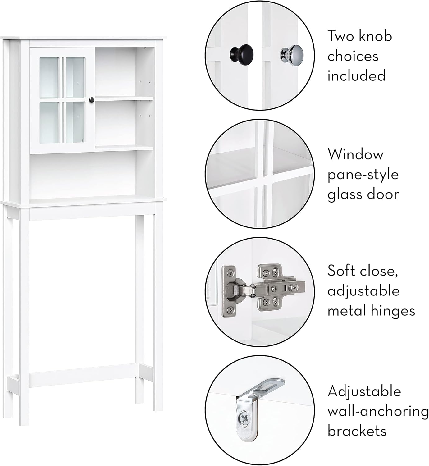 RiverRidge Danbury Spacesaver, White