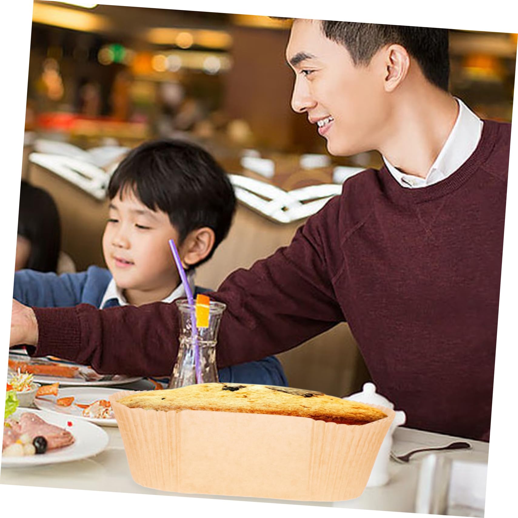 CIYODO 50pcs Hot Dog Tray Food Tray Snack Tray Hotdogs Trays Fried Food Holder Open Packing Tray Food Paper Tray Frying Food Container Hot Dog Packing Tray Greaseproof Paper Golden