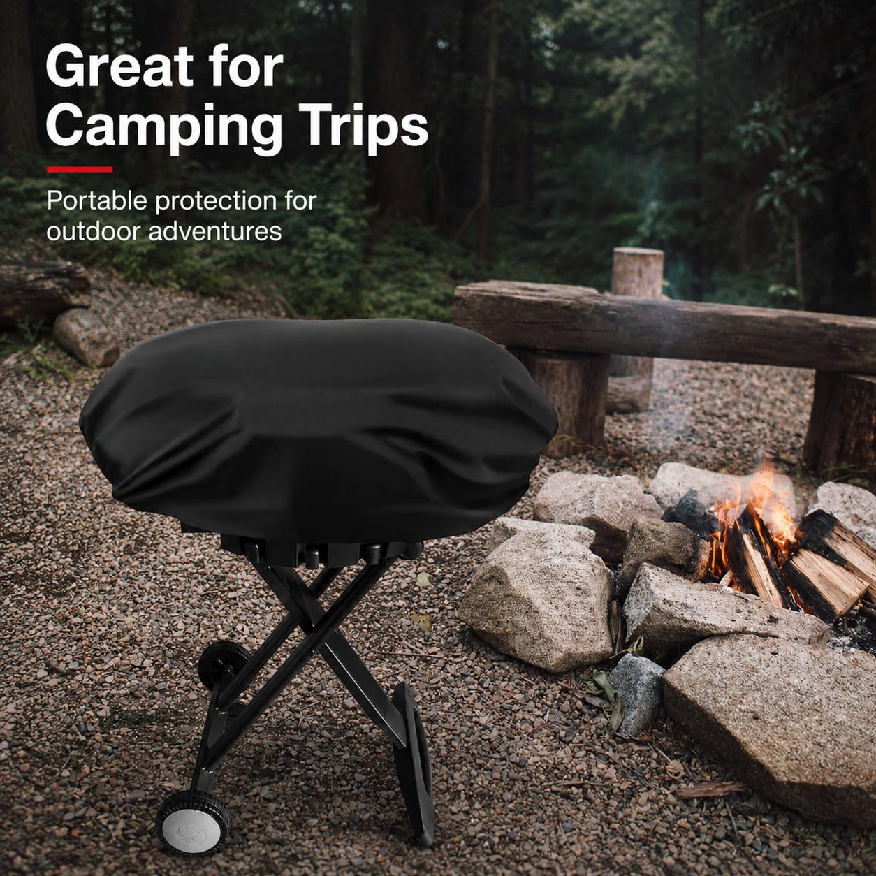 Copertura Barbecue Portatile per Grill2Go X200 25409200 2024 2025 2026+, Impermeabile Copri BBQ Oxford 420D, Anti-UV e Antipolvere con Coulisse Regolabile