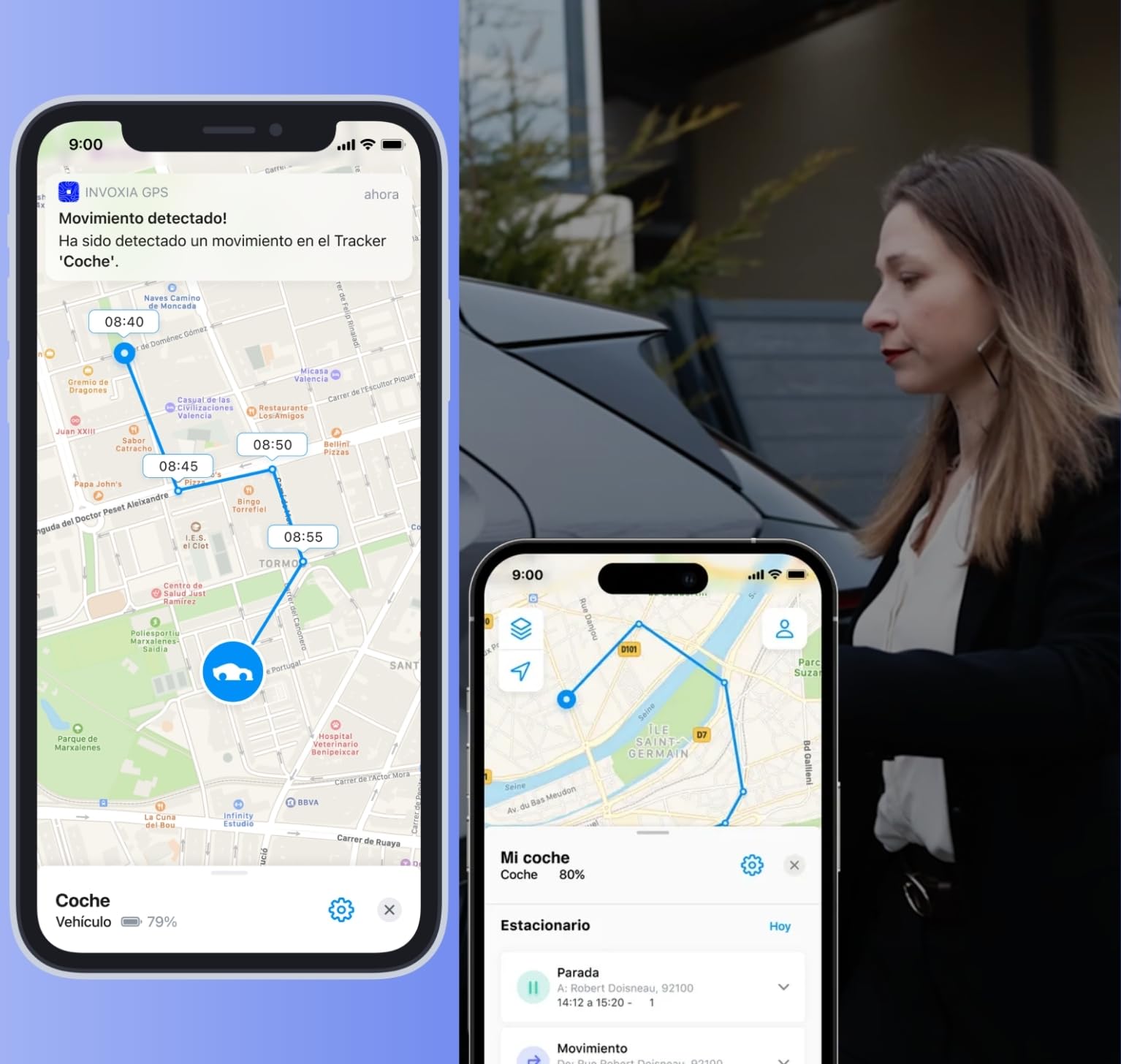 Tracker GPS sin tarjeta SIM: Localizar, auto, moto, bolsos, niños, personas mayores- hasta 8 meses de autonomía