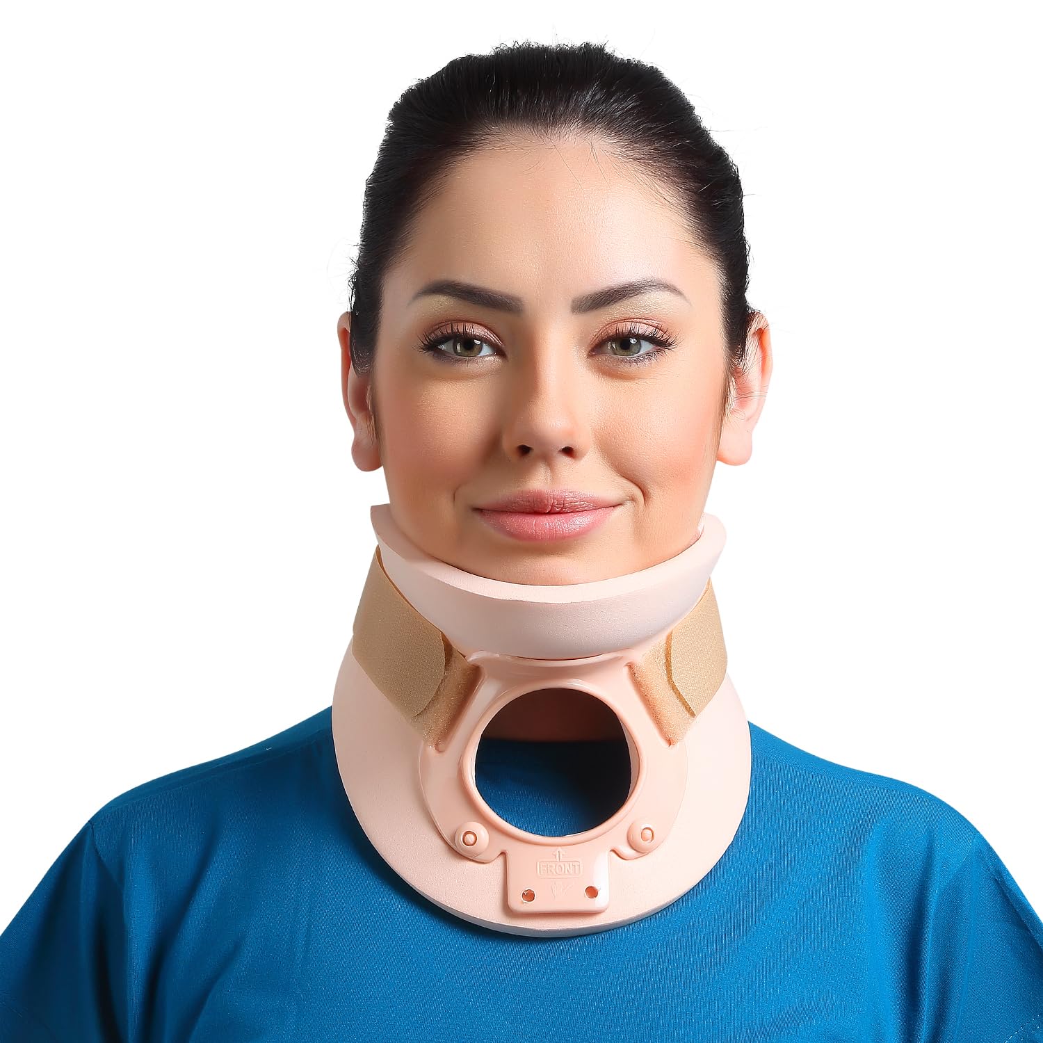 Flamingo Cervical Orthosis (Philadelphia Collar) - Advanced Cervical Immobilization for Fractures, Post-Trauma Care, and Injury Recovery| For Men and Women | Size - Small | Beige | Pack of 1-picture-11