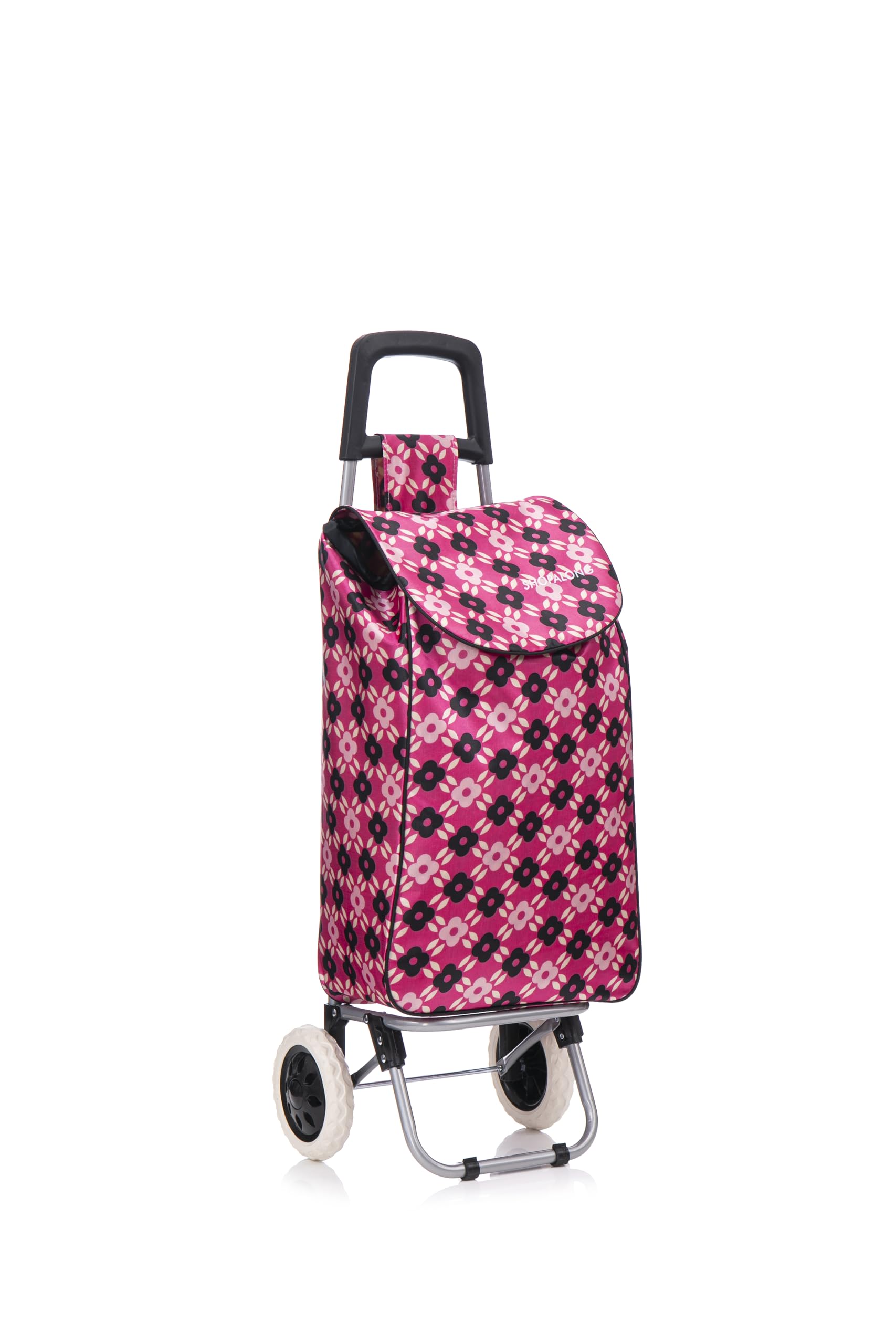 37 Litre Folding Large Lightweight Shopping Trolley, Hard Wearing & Foldaway for Easy Storage, Large Shopping Trolley on 2 Wheels Shopping Cart