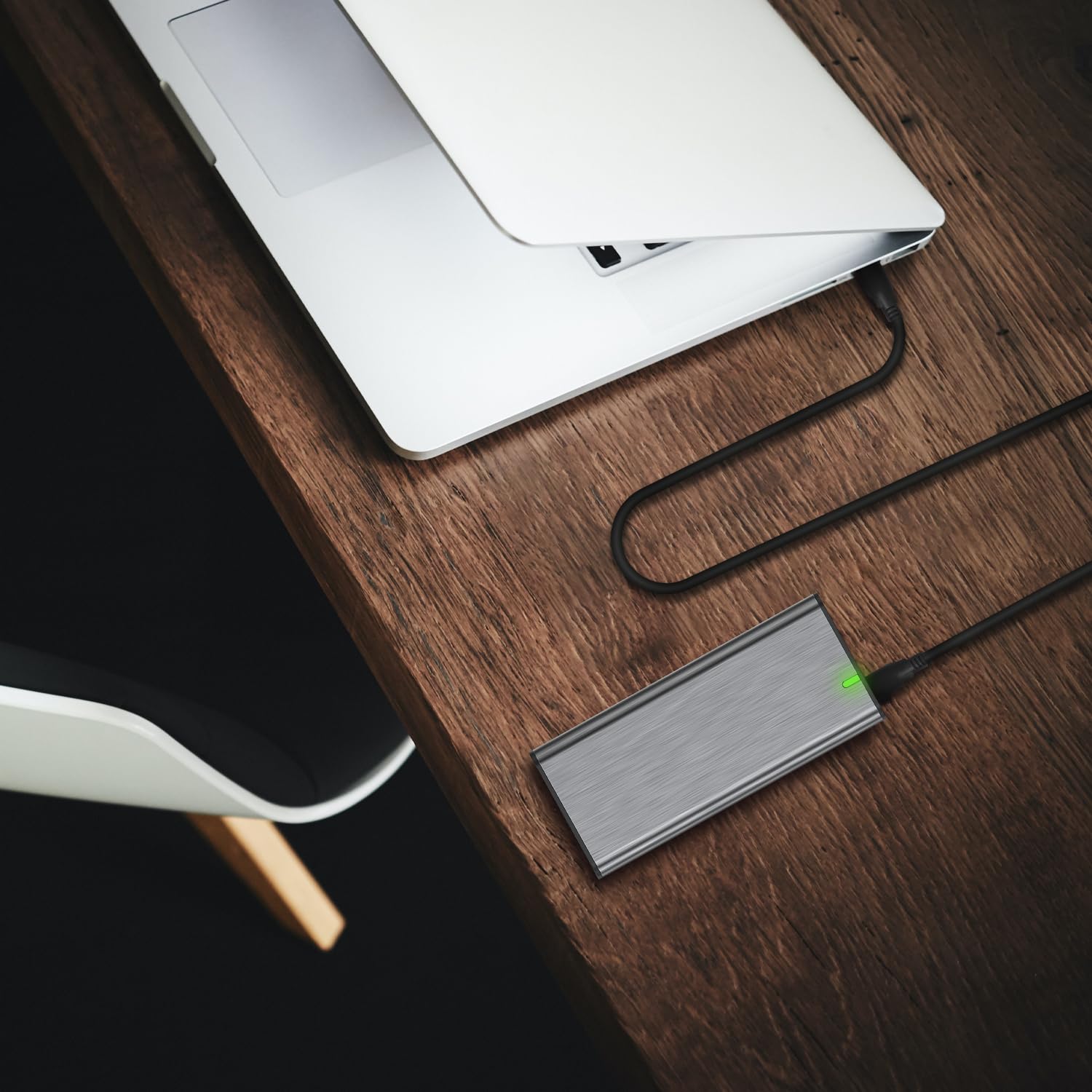 AISENS USB-C Kabel Mit E-Marker - 20 Gbit/s, 100W Laden, 8K@30Hz, 0,6m, Schwarz