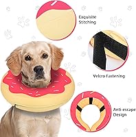 Vista 78 de MIDOG Inflatable Dog Cone Alternative for After Surgery - Soft Protective Donut Collar Prevents Licking, Comfortable Recovery E-Collar Alternative