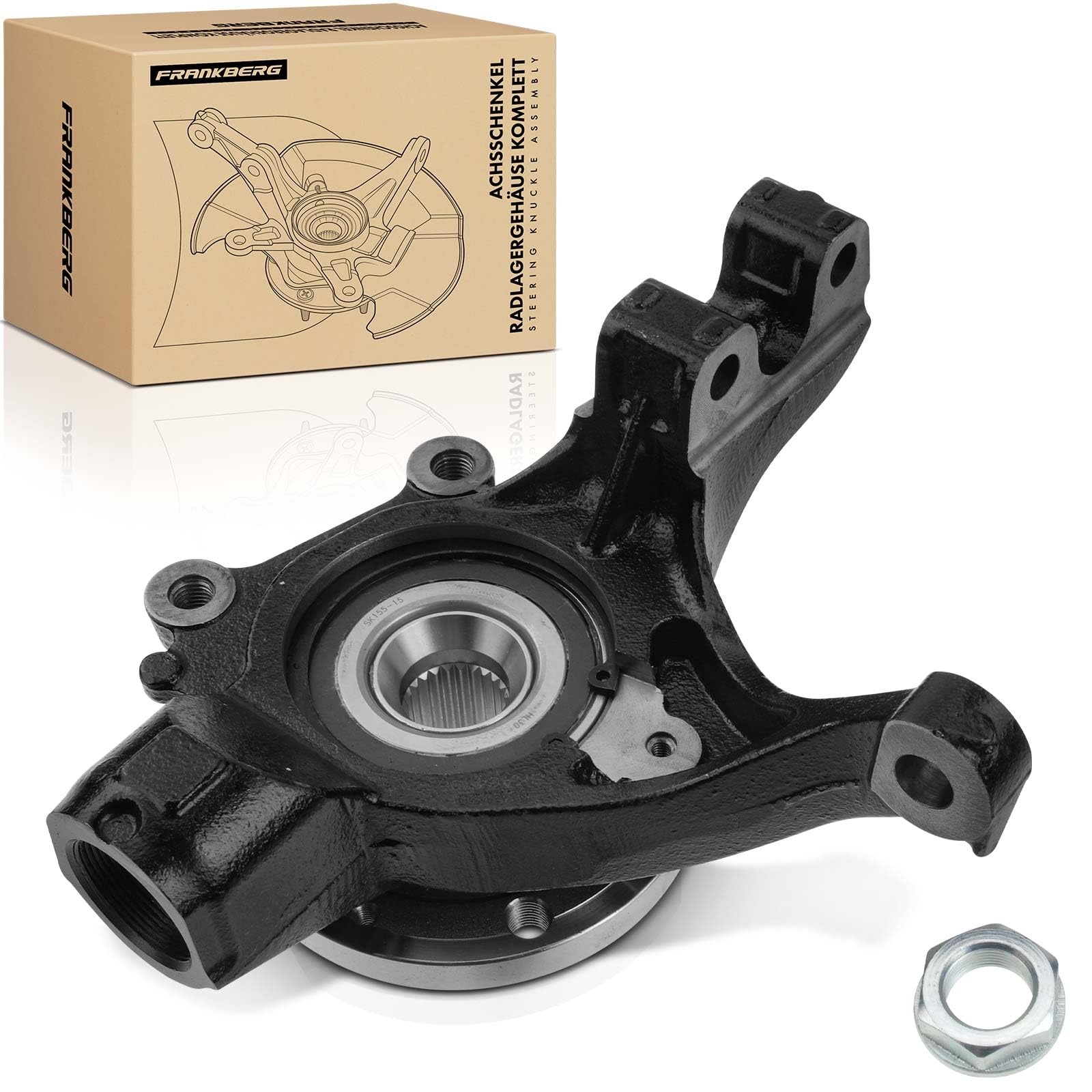 Cuscinetto Ruota Anteriore Sinistro Frankberg - Compatibile Con Citroën C3, Peugeot 207, 208 - Foto 9