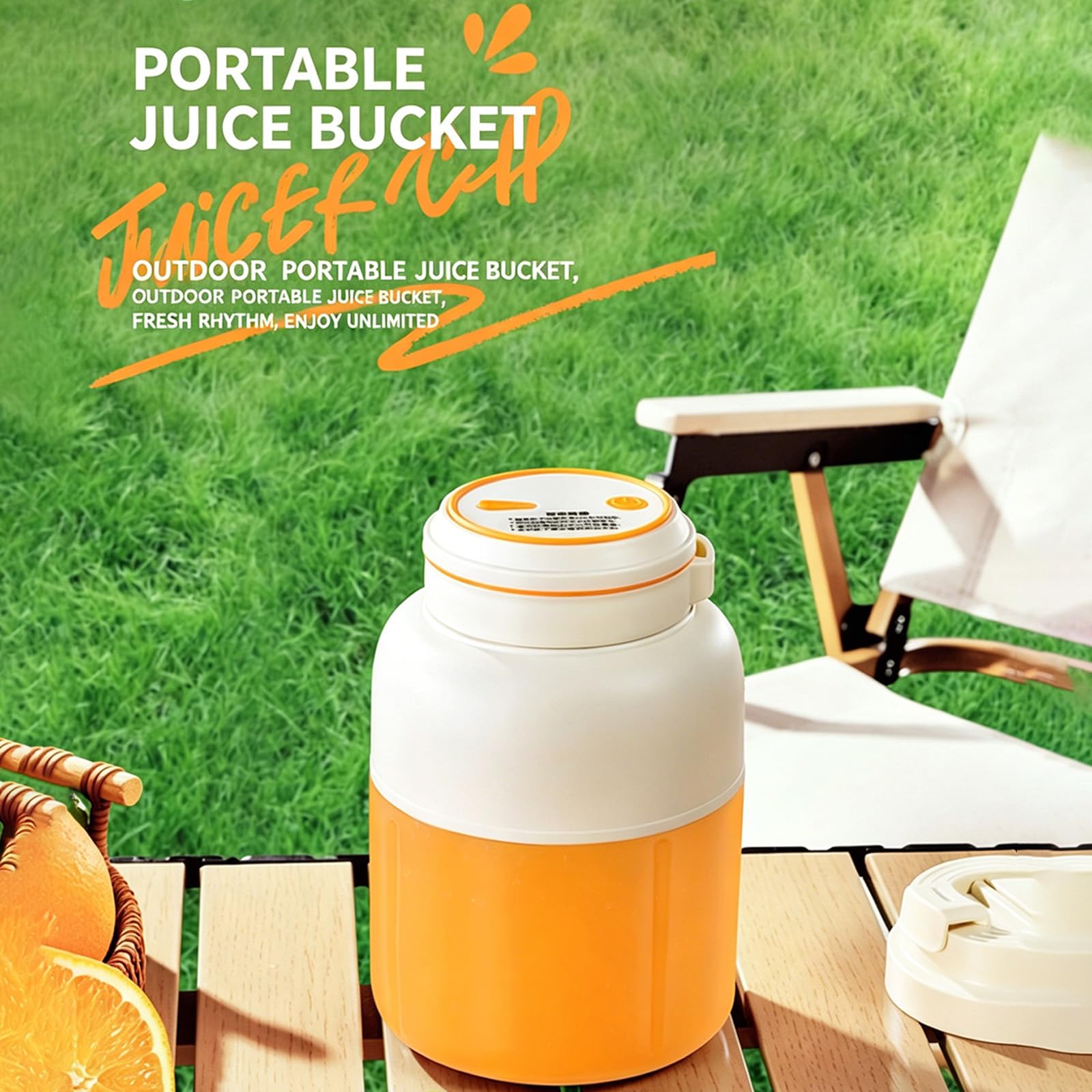 Tasse de mélange Portable pour Shakes, Presse-Agrumes Rechargeable de capacité de 1300ML, Presse-Agrumes Portable pour la Cuisine et la Maison