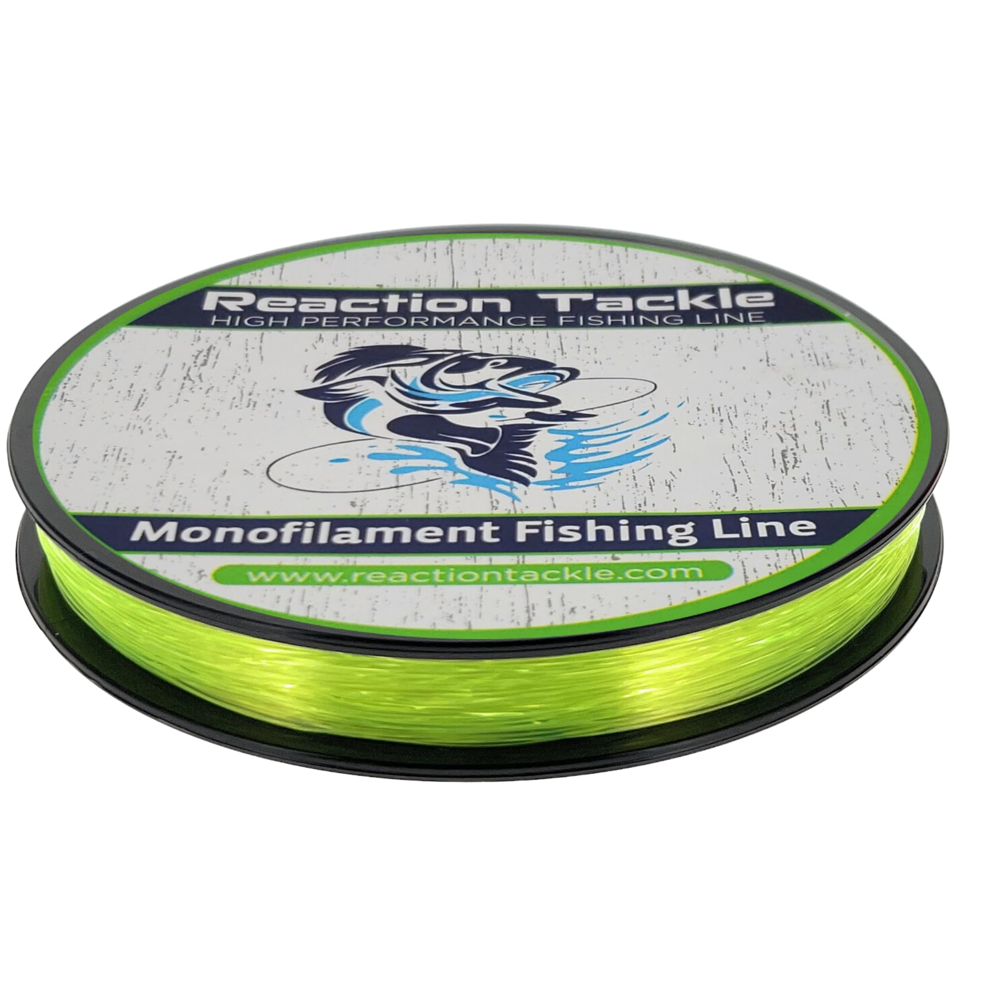 Reaction Tackle Monofilament Fishing Line- Strong and Abrasion-Resistant Nylon Mono Fishing Line, Smooth and Long Casting - Low Memory- Freshwater and Saltwater Fishing Line