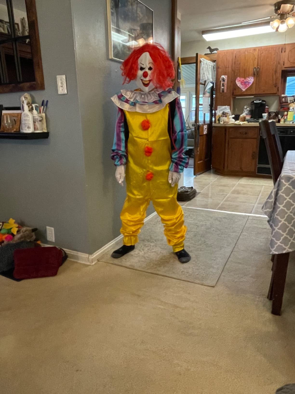 Rubie's Pennywise IT Grand Heritage Super Deluxe Men's Fancy Dress Costume main image 1