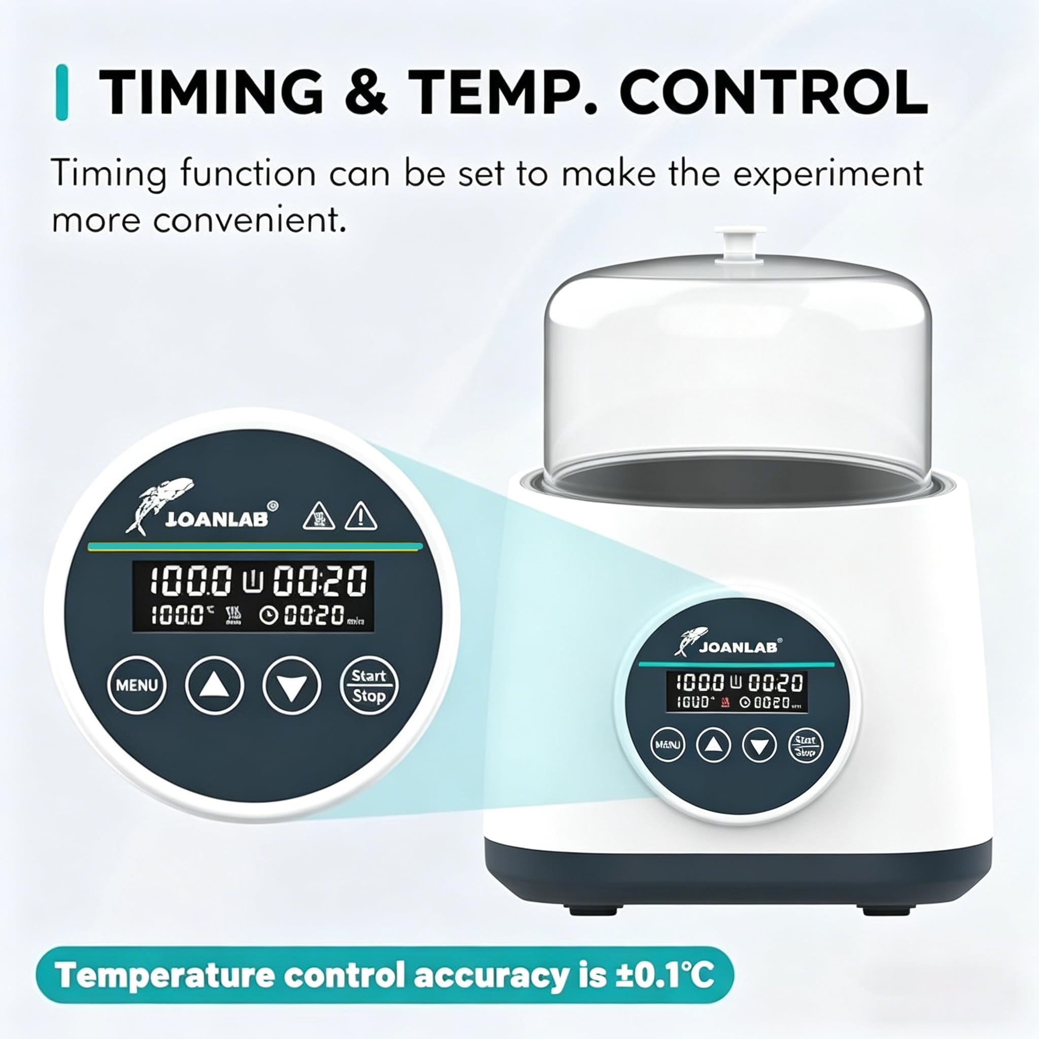 BañO MaríA Digital De Laboratorio Calentador De Agua EléCtrico De Temperatura Constante con Pantalla Digital BañO De Agua Hirviendo Antiseco De Acero Inoxidable For Laboratorio Pantalla LED