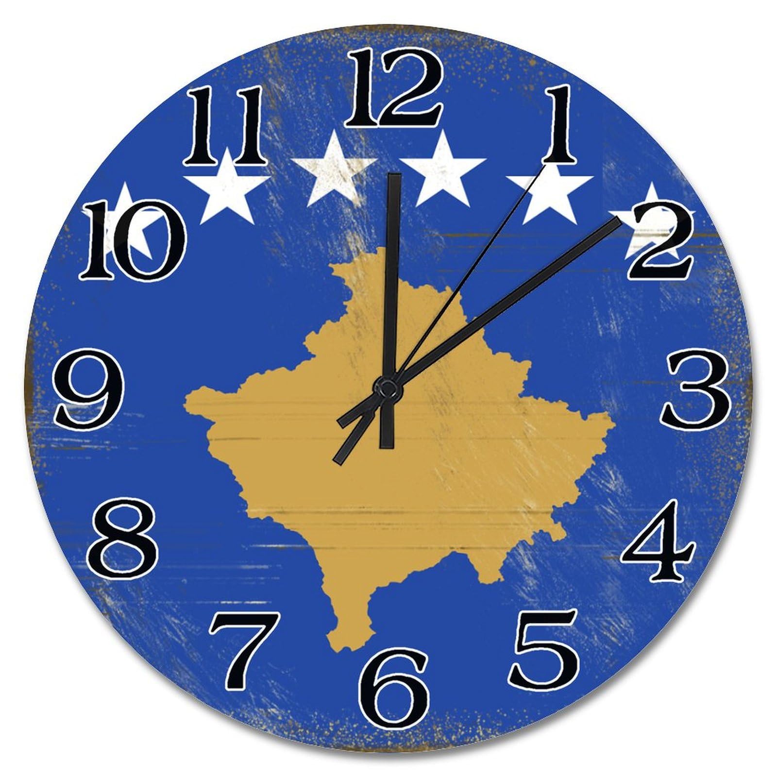 Horloge murale du Kosovo au style vintage pour sublimer la décoration de votre salon branché