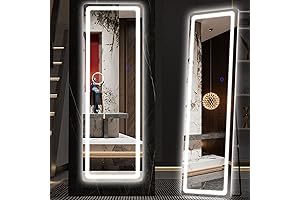Hasipu 56 x 16 Inch Floor Mirror with Lights: Illuminate Your Beauty with Style