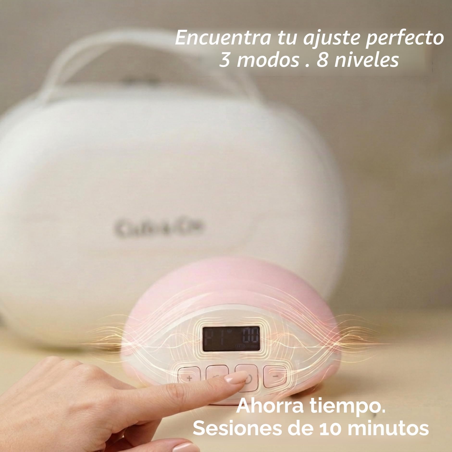 Extractor de leche portátil manos libres, extractor de lactancia eléctrico portátil con múltiples modos de succión, diseño a prueba de fugas, pantalla LED y estuche de viaje, capacidad de 120