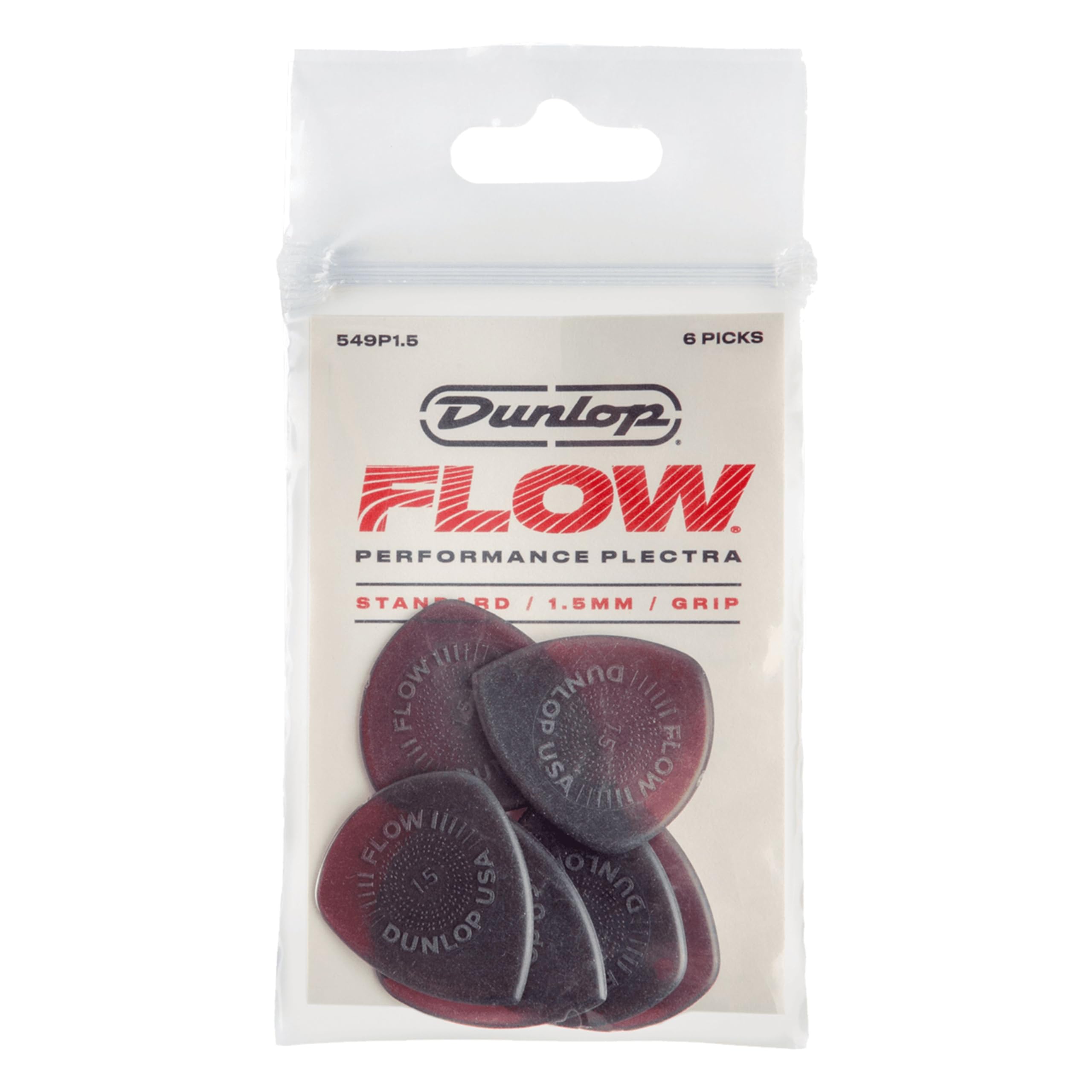 Jim Dunlop 549P1.50 Guitar Picks, 1.5 mm
