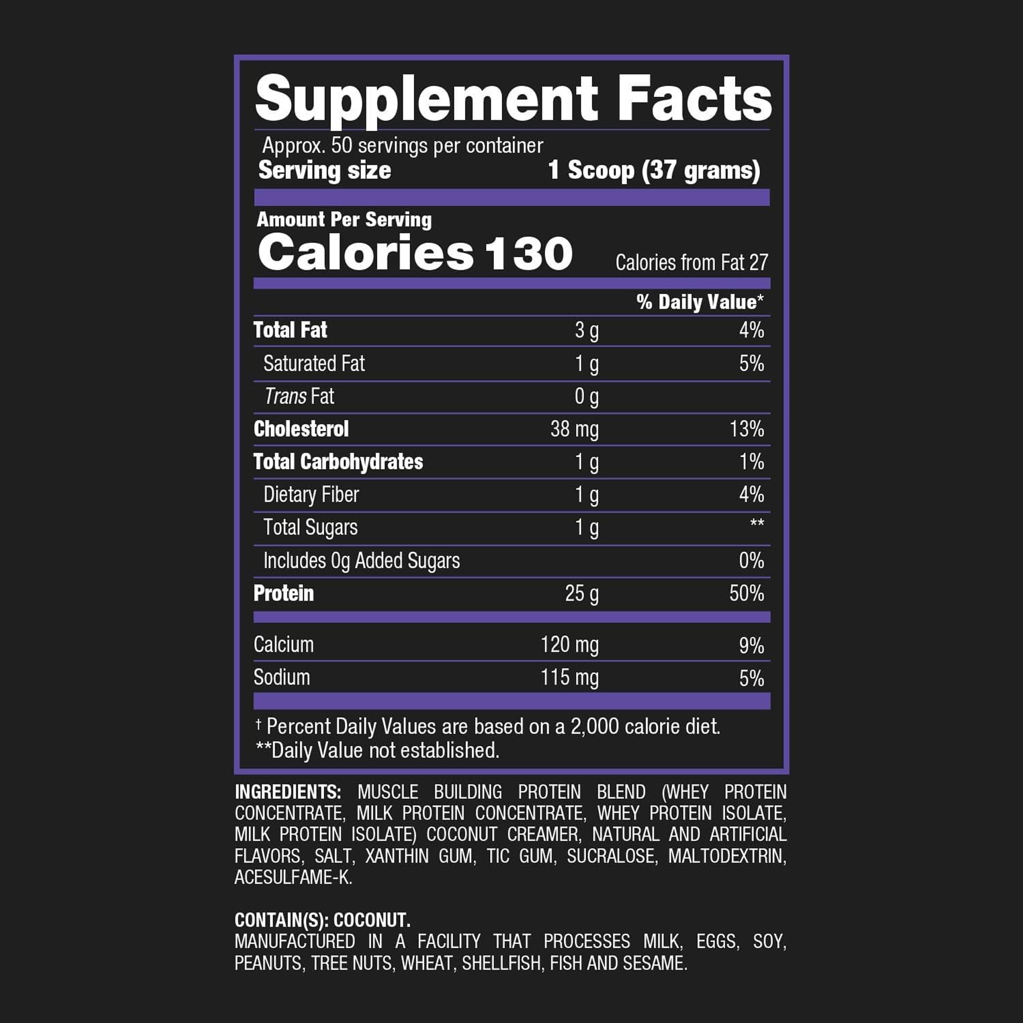 BPI Sports Whey HD Ultra Premium Protein Powder Isolate | Workout Whey Protein Powder for Men & Women for Muscle Gain | Milk Protein Concentrates | Blueberry Muffin, 4.07 Pound — Amazon image 8