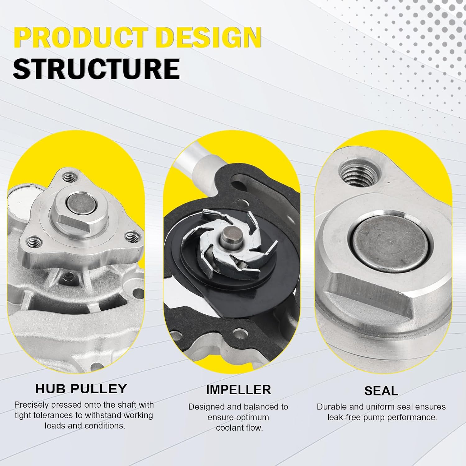 AW6662 Water Pump Thermostat Kit Compatible with 2013-2020 Encore & 2011-2016 Cruze & 2012-2020 Sonic & 2013-2020 Trax L4 1.4L Turbocharged Engine, Replaces #25192709 55565336 902808 34709