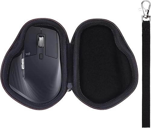 LTGEM - Funda compatible con Logitech MX Master 3S / Master 2S / Master 3 / MX Master 4 mouse inalámbrico de rendimiento, negro (solo funda)