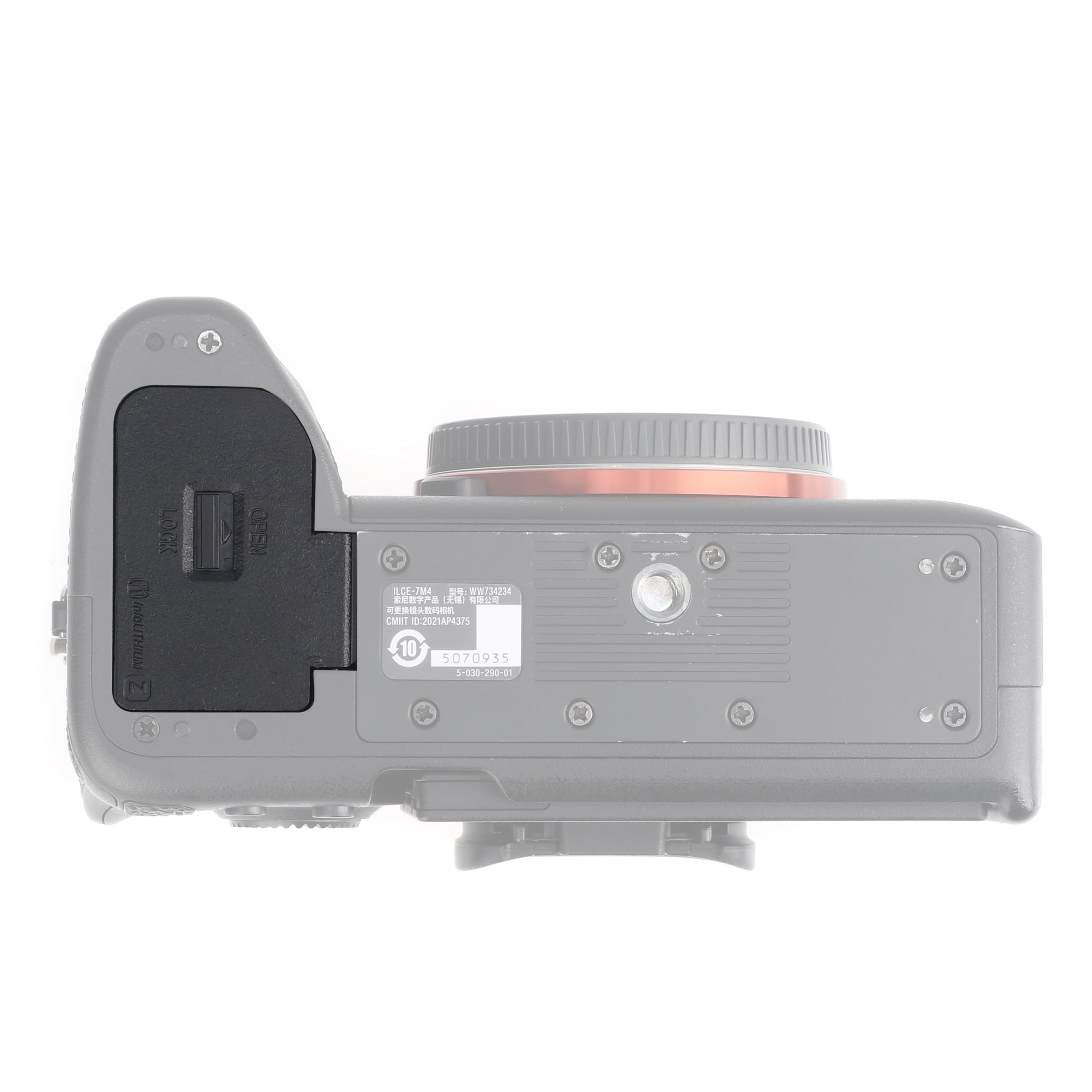 FOTGA Pokrywa zacisku baterii aparatu drzwi pokrywa baterii do Sony A7M4 A7R4 A7RIV A7SM3 A7SIII FX3 FX30 A1 A9II aparat bezlusterkowy