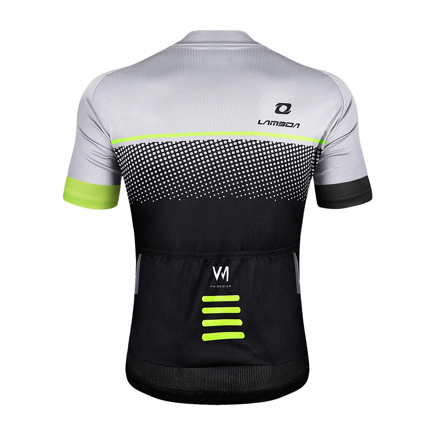 LAMEDA Maillot Cyclisme Homme Velo VTT Vélo de Route Manches Courtes Séchage Rapide Léger Respiant Confort