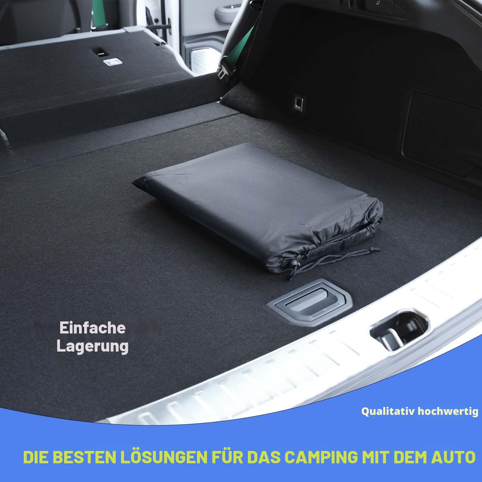 Car Back seat Bridge, Support the Camping air Mattress of the car Boot and extends the Back seat to give Dogs More Space, for Tesla Model Y, RAV4, CRV, X-Trail, Outback Most SUVs, MPV