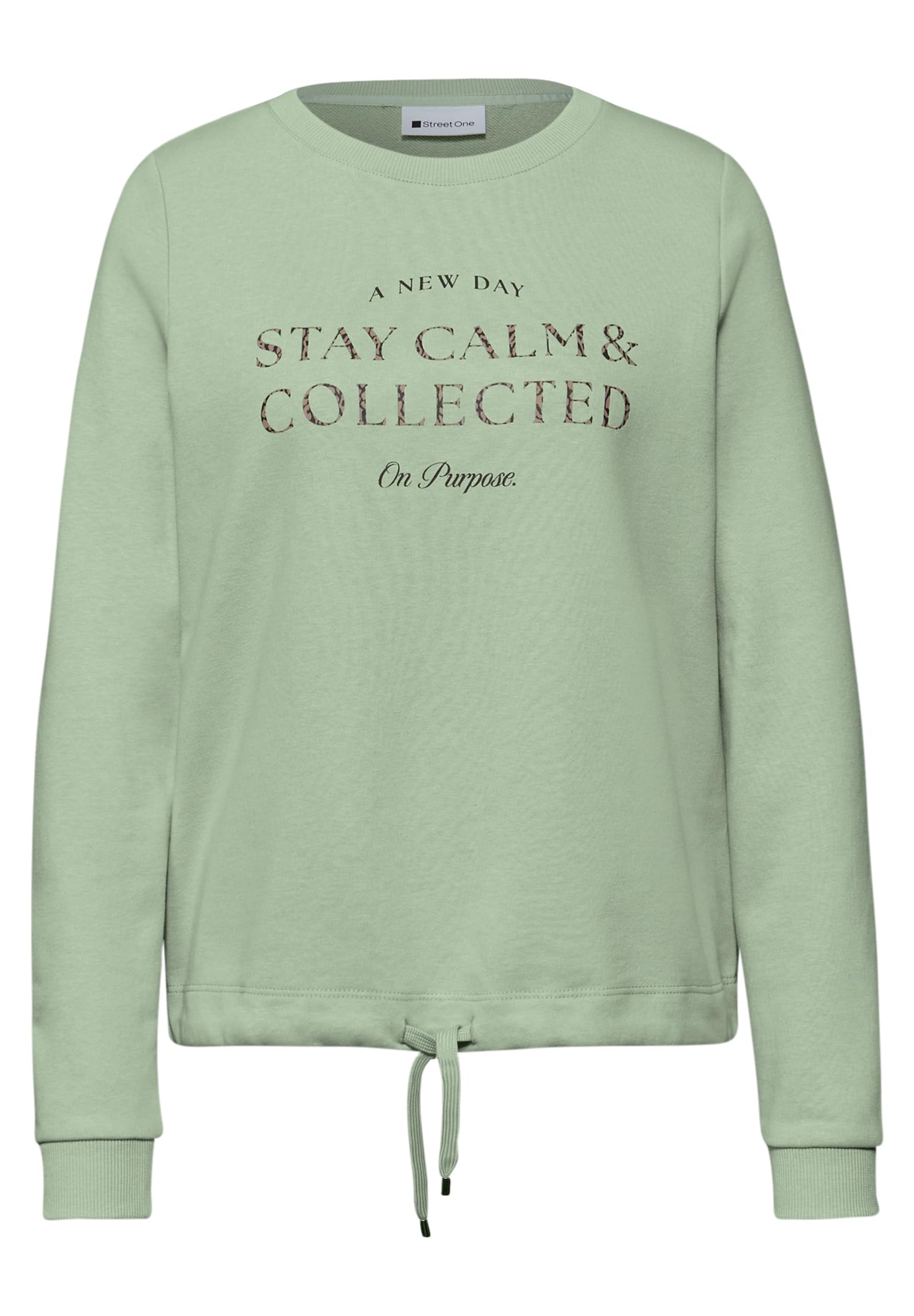 Street One Damen Damen Sweatshirt mit Artwork Sweatshirt mit Artwork (1er Pack)