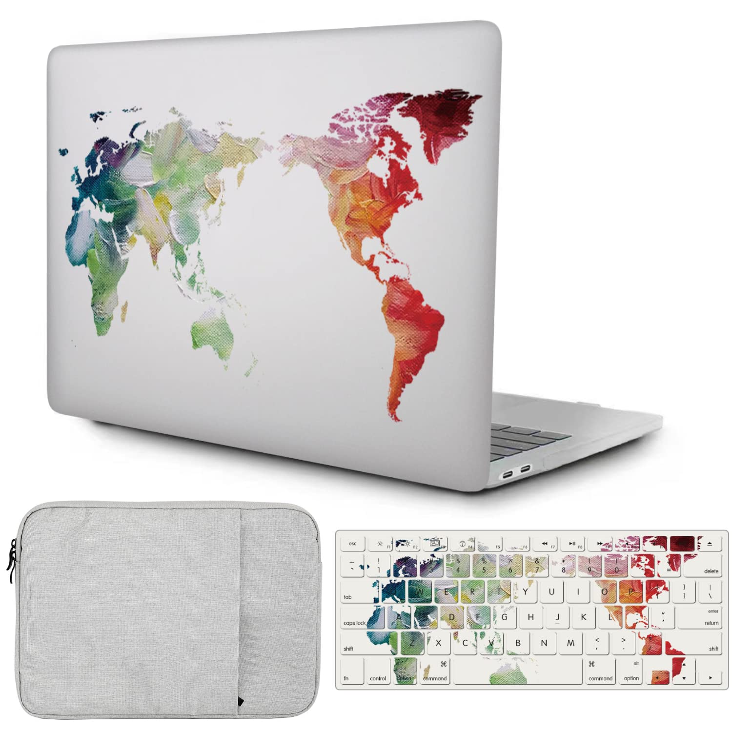 Macaset Compatible Avec MacBook Air 13,6" M4 M3 M2 2025-2022 [Like True Colors] Coque De Protection Rigide Mate Pour MacBook Air 13" Modèle A3240 A3113 A2681-Midnight Clear