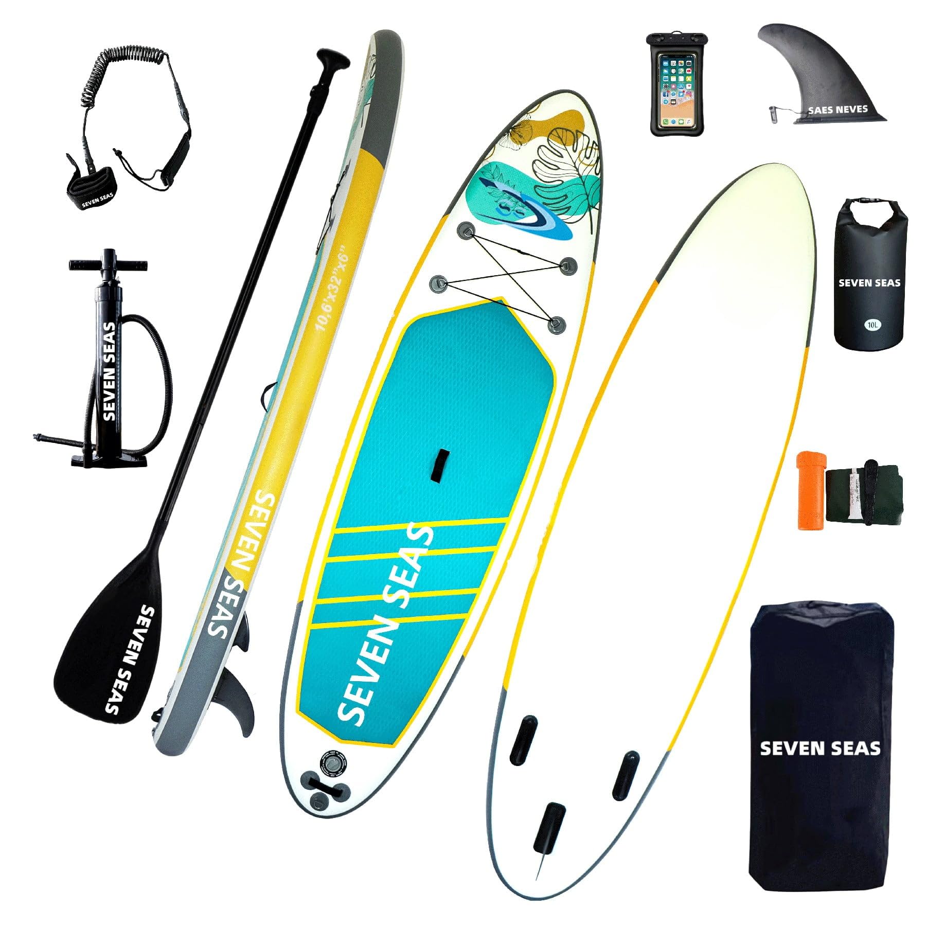 SS 2024 Vitality Stand Up Paddle Board - Choose Your Perfect Size: 10ft 6 inch, 11ft 6 inch and 12ft 6 inch for 1 or 2-person use