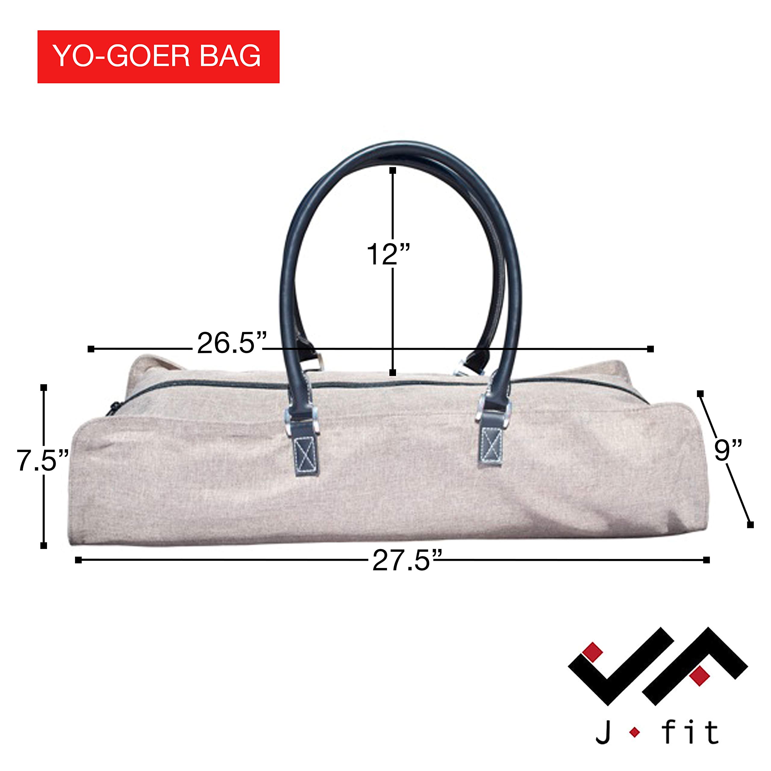 JFIT Yo-Goer Bag, Tan Linen