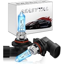 9012 HIR2 Halogen Headlight Bulbs 12V 55W 4300K Warm White Light High and Low Beam Car Fog Replacement Bulb, 2 Pcs