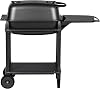 PK Grills PK300-BCX Portable Charcoal BBQ Grill and Smoker, Aluminum Outdoor Kitchen Cooking Barbecue Grill for Camping, Backyard Grilling, Park, Tailgating, Graphite/Black