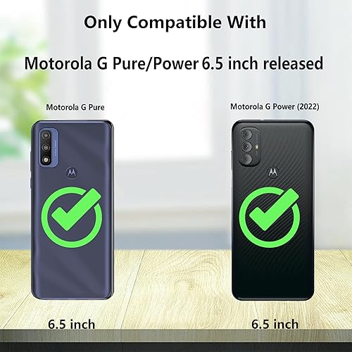 Miniatura 3 de Funda para Moto G Pure,3D hecha a mano de lujo con piedras impresionantes con diamantes de imitación de cristal con purpurina para Motorola Moto G