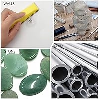 Vista 6 de Rollos de papel de lija de gancho y bucle, 6 granos de papel de lija abrasivo de grano 60, 1 pulgada x 20 pies, surtido de papel de lija