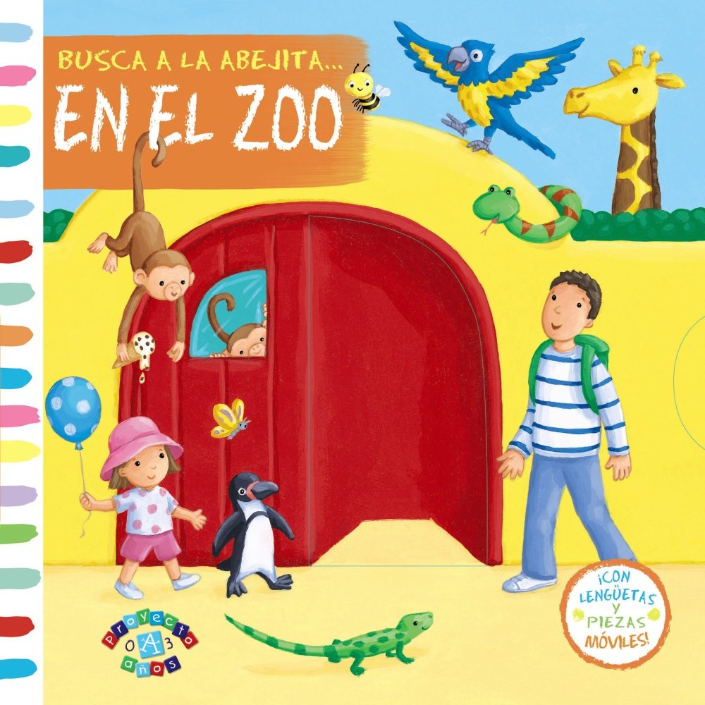 Busca a la abejita... En el zoo (Castellano - A Partir De 0 Años - Proyecto De 0 A 3 Años - Libros Manipulativos)
