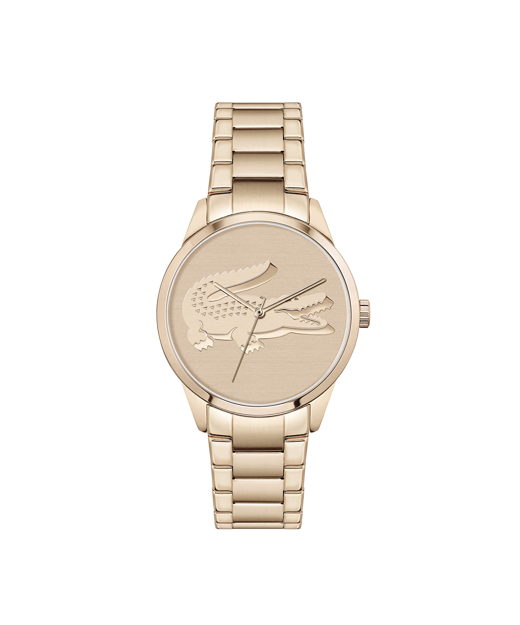 Lacoste Women's Quartz Watch with Stainless Steel Strap, Ionic Plated Carnation Gold Steel, 18 (Mode