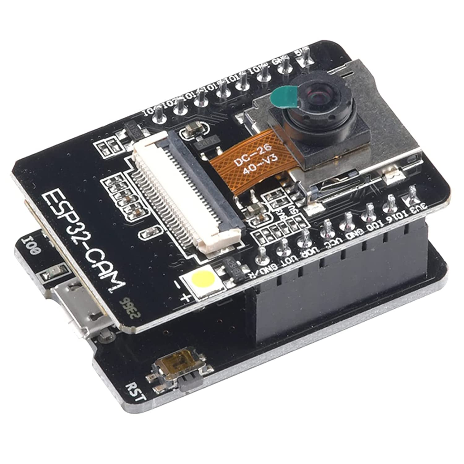 for ESP32 CAM 2640 Module Caméra Module WiFi/Bluetooth Carte de Développement USB vers Port Série Téléchargement Automatique 4pcs
