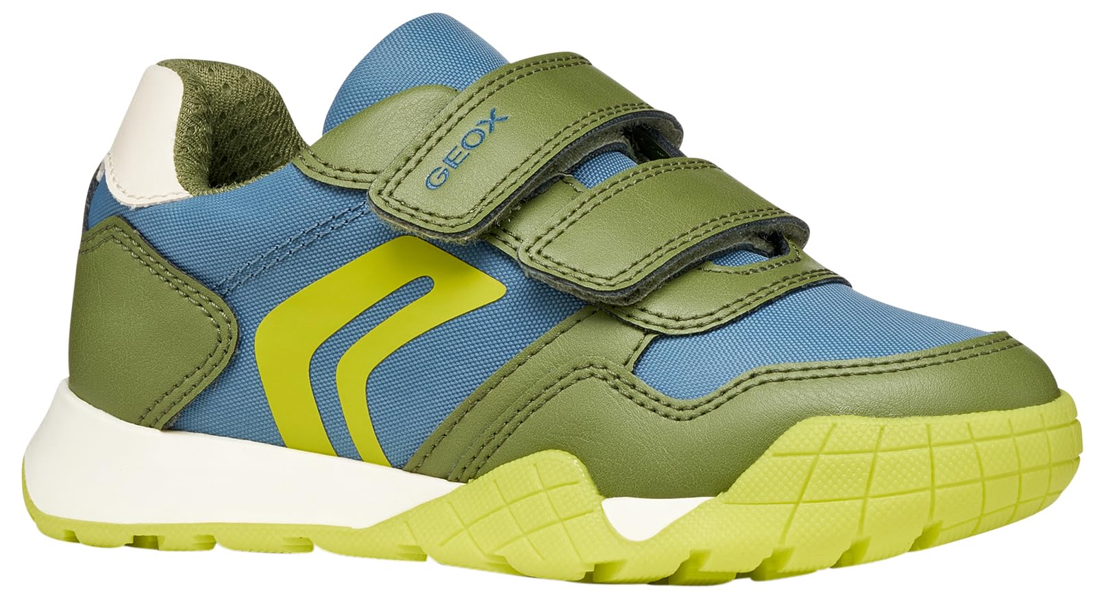 Geox Boy's J Rann-e Sneaker, Avio Lt Green, 1 UK