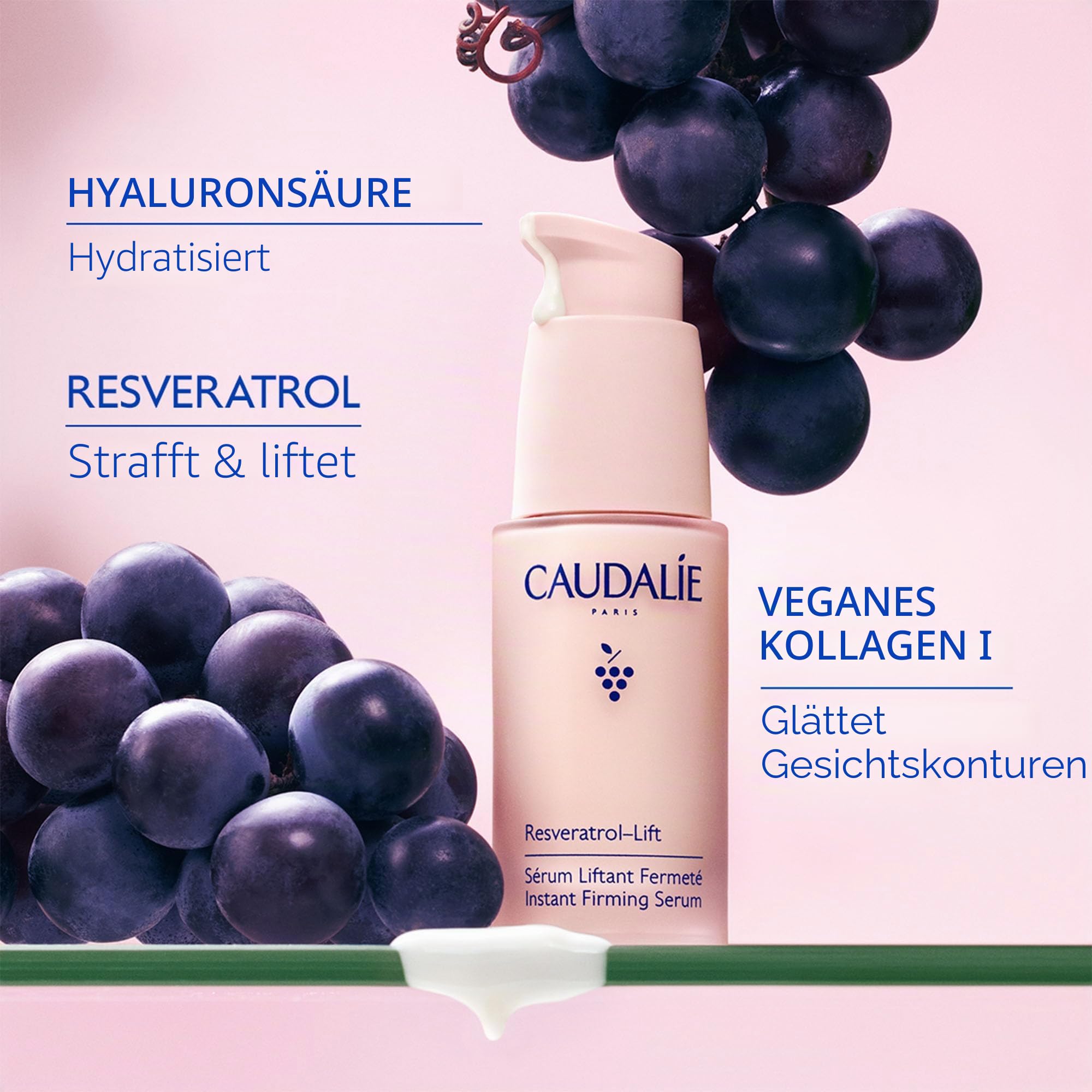 Caudalie Resveratrol-Lift Lifting Straffungsserum mit Resveratrol, Alternative zu Retinol