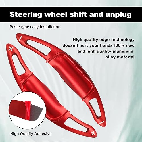 Miniatura 5 de Fundas de extensiones de palanca de cambios de volante compatibles con Toyota Camry 2018-2023 para Corolla RAV4 Avalon 2019-2023, extensión de