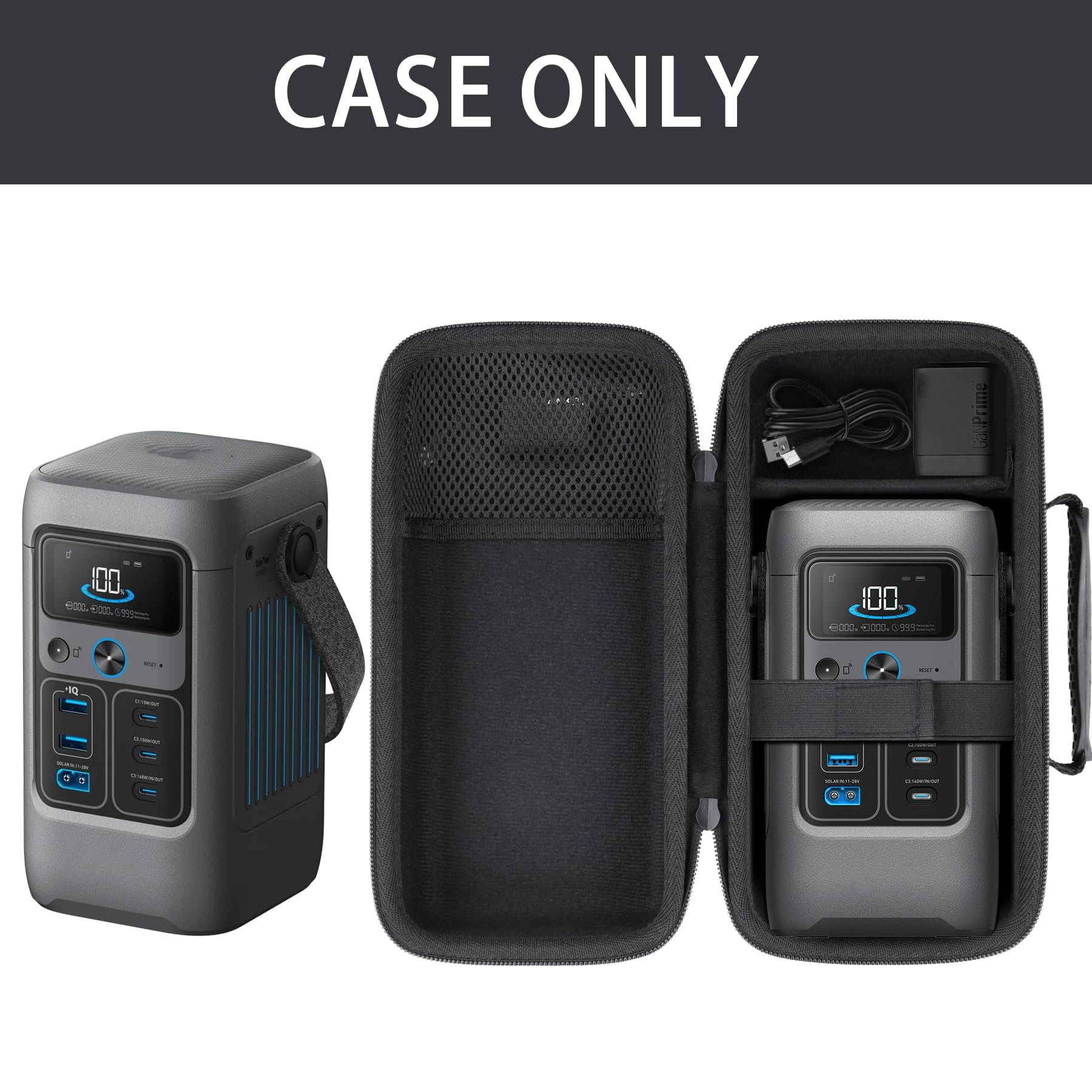 co2CREA cassa custodia borsa per Anker SOLIX C300 Stazione Elettrica